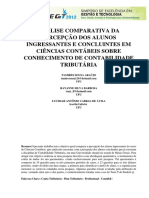 ARAUJO, BARBOSA E AVILA - Análise Comparativa de Alunos Estudantes e Concluintes