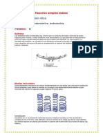 Resortes simples y dobles: ballestas y muelles helicoidales