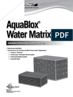 Aquablox Water Matrix Manual