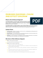 Ishikawa Diagram Cause and Effect Diagram