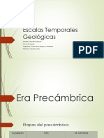 Escalas Temporales Geológicas