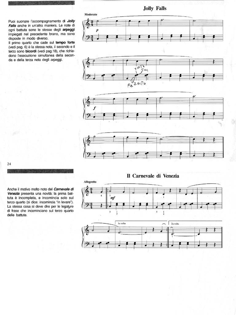 Spartiti Pianoforte Facilissimi Per Bambini