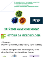 1 História Da Microbiologia