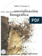 La Desmaterialización Fotografica