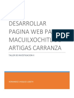 Investigacion-Desarrollar Pagina Web