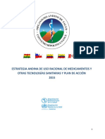 Estrategia Andina de Uso Racional Remsaa 2015