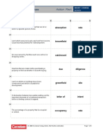 English For Real Estate - Glossary Puzzle