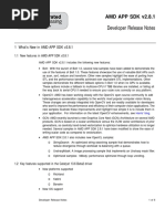 AMD APP SDK Release Notes Developer1