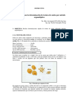 INSTRUCTIVO - R001 - Guía para La Determinación de Textura de Suelos Por Método Organoléptico