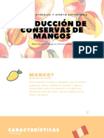 Producción de Conservas de Mangos