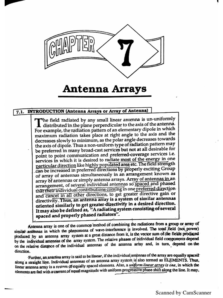Antenna Array KD Prasad PDF