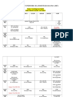 Tri-5, PGDM, Time Table From Oct 16 To Nov 4