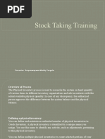 Physical Stock Verification Process | PDF | Scrap | Inventory