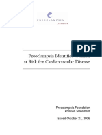 Preeclampsia Identifies Women at Risk For Cardiovascular Disease