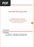 Intel 8086 Microprocessor: Presented By: Shehrevar Davierwala Visit