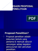 Mendesain Proposal Penelitian