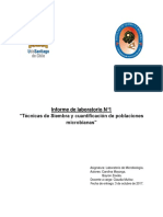 Técnicas de Siembra y Cuantificación de Poblaciones Microbianas