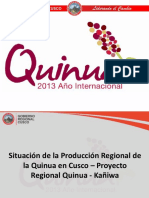 Situacion Produccion Regional Quinua Cusco 2013 Keyword Principal PDF