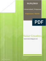 Ejemplo 06 - 2007, 2010 y 2013 - Valor Creativo