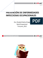 Prevención de Enfermedades Infecciosas Ocupacionales[1]