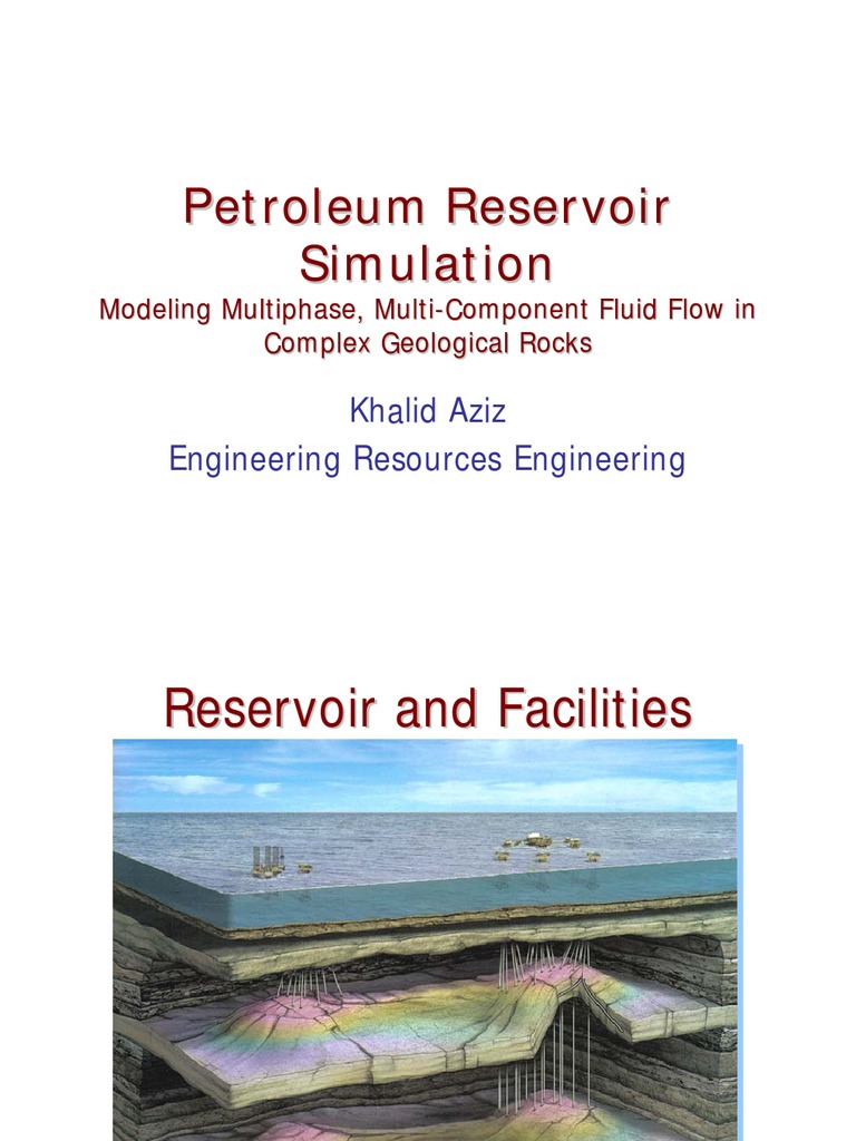 Petroleum Reservoir Simulation Techniques | PDF | Mathematical ...