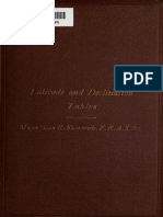 Latitude and Declination Tables 1869