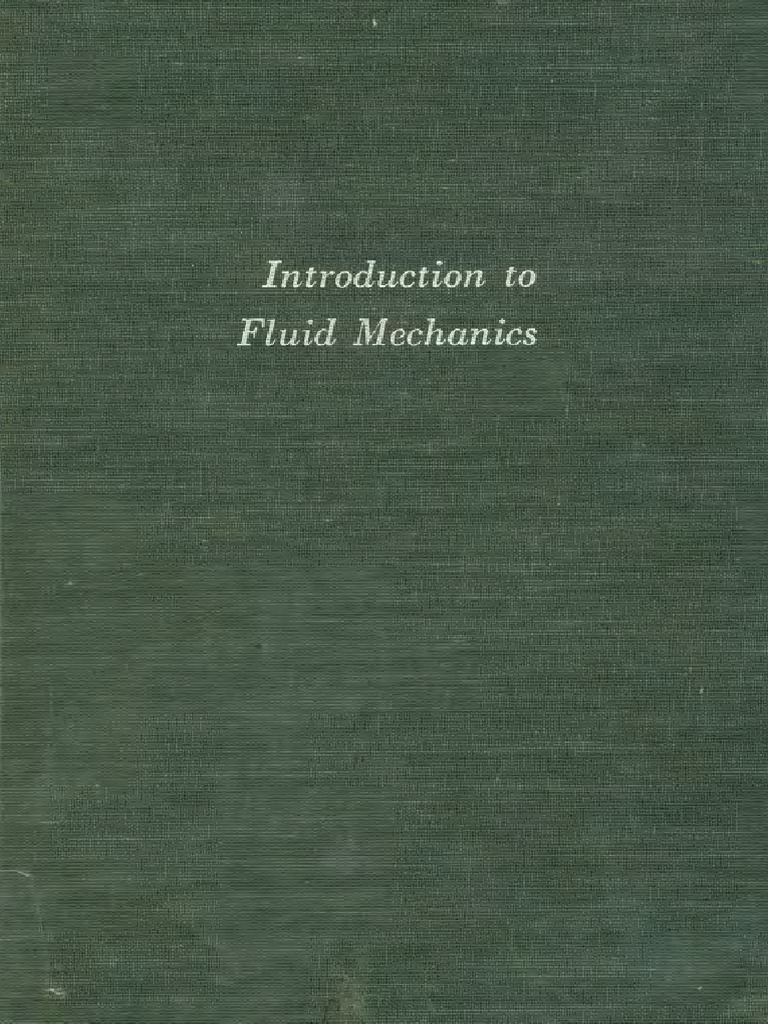Whitaker - Introduction To Fluid Mechanics | PDF | Fluid Dynamics ...