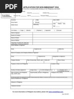 Revised Visa Form For India PDF