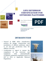 Life Extension Certification For Fixed Platforms - Tasneef