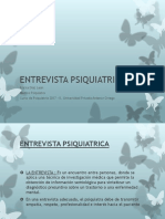 Evaluacion y Entrevista Psiquiátrica 2017