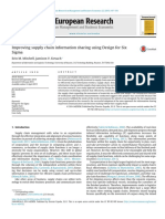 Improving Supply Chain Information Sharing Using Design For Six Sigma