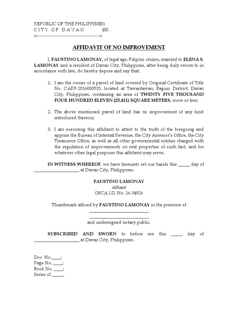 affidavit-of-no-improvement-in-davao-city-pdf