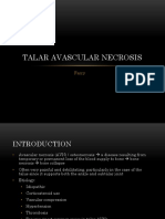 Talar Avascular Necrosis