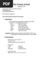Understanding the Trinity Doctrine | PDF | Trinity | God The Father