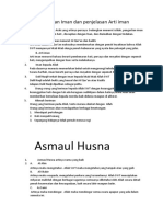 Asmaul Husna: Pengertian Iman Dan Penjelasan Arti Iman