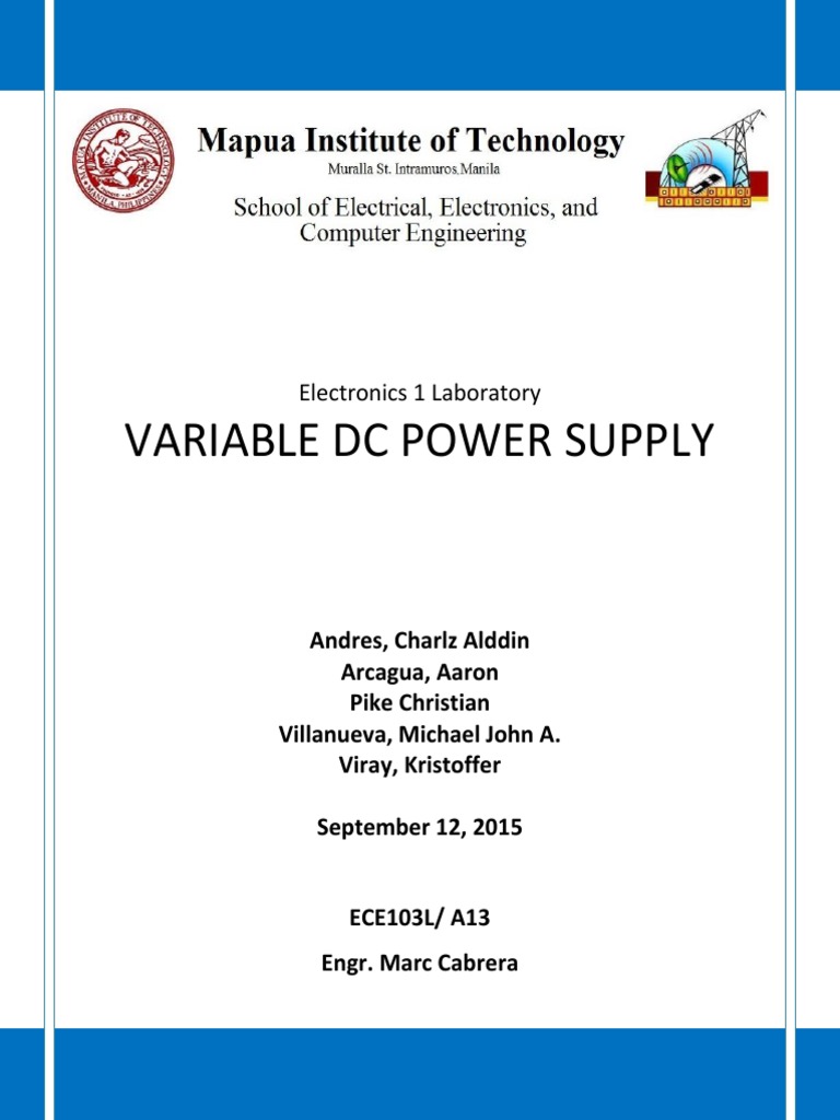 DC Power Supply Lab Guide | PDF