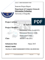 Database System For Library Management S PDF