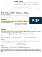 Comparatives and Superlatives