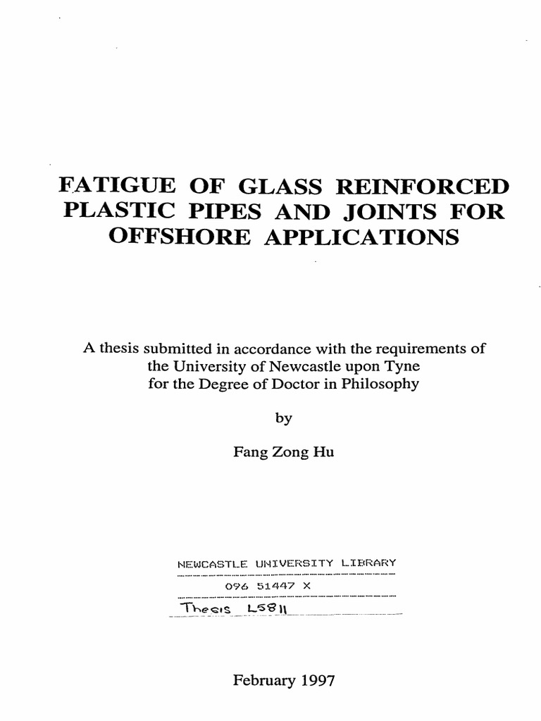 Fiberglass thesis picture