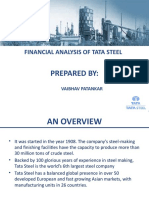 Financial Analysis of Tata Steel
