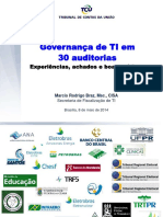 Governança de TI em 30 Auditorias - Experiências, Achados e Boas Práticas - Márcio Rodrigo Braz