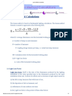 Lumen Method Calculations