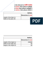 Surface Area of Steel Sections