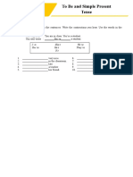 To Be and Simple Present Tense: Listening Section