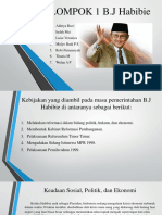 Tugas Sejarah Pemerintahan Presiden B J Habibie Kelompok 1 XII IPA 4 Sem 1 2017