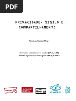 Privacidade Sigilo e Compartilhamento
