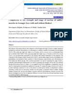Comparison of The Strength and Range of Motion of Ankles' Muscles in Teenager Boys With and Without Flatfoot Hosseinpoor Mojtaba PDF