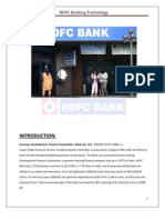 HDFC Bank: History, Operations and Technology