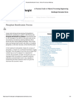 Phosphate Beneficiation Process - Mineral Processing - Metallurgy