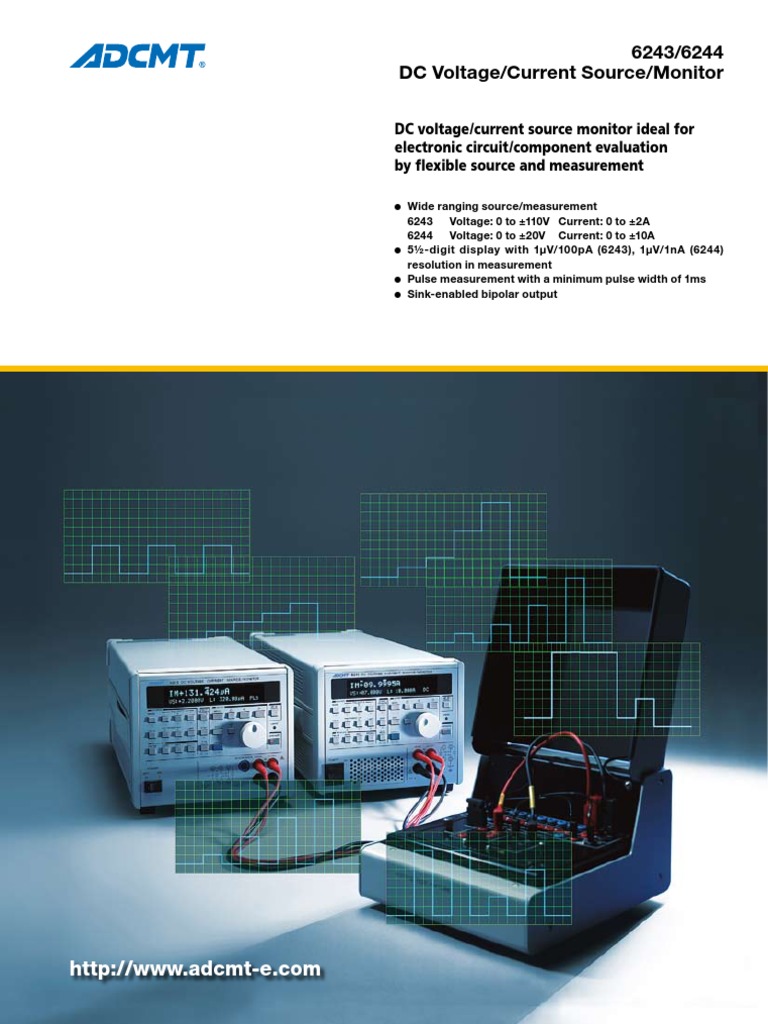 6243/6244 DC Voltage/Current Source/Monitor | PDF | Field Effect